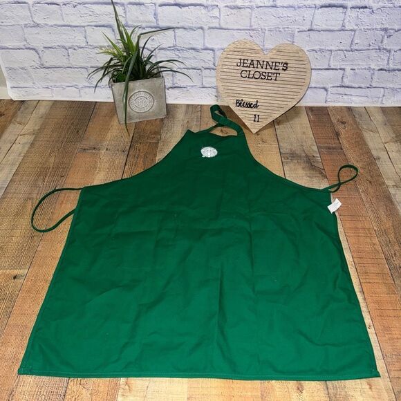 STARBUCKS Coffee Barista Green Apron Employee Uniform. - Picture 3 of 6